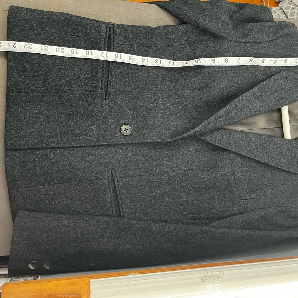 Pendleton Charcoal Wool Blazer - image 4